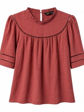 Cute Zink London dusty rose blouse